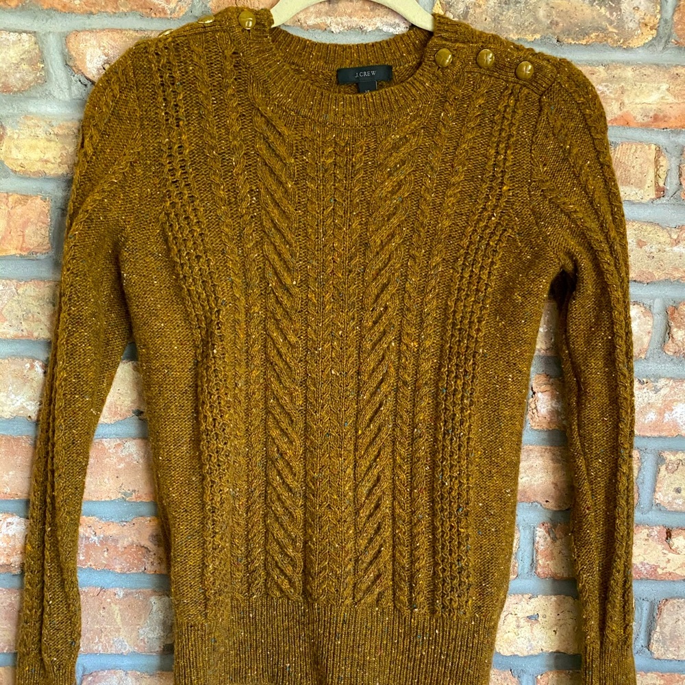 J. Crew tweed sweater